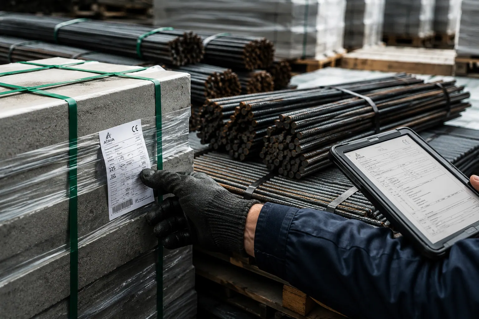 Kontrola dodávek materiálu